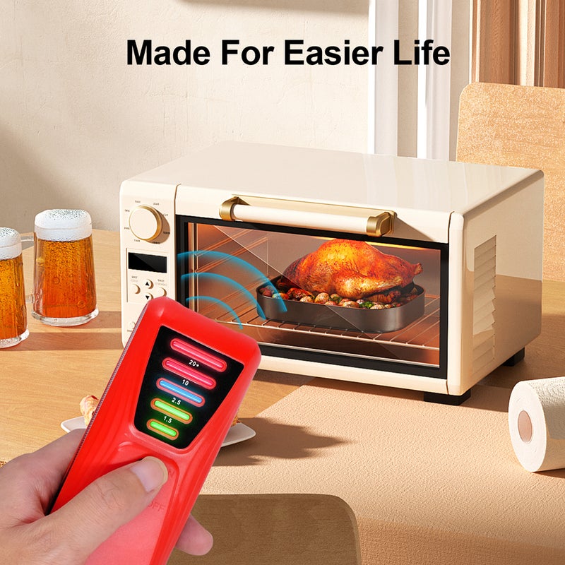 مكشعر إشعاع كهرومغناطيسي عملي / مقياس EMF محمول / مقياس EMF محمول / مقياس جاوس بخمسة مصابيض LED / مقياس اختبار المجال المغناطيسي للمنزل ومكنسة التهوية ومجفف الشعر - Image 5