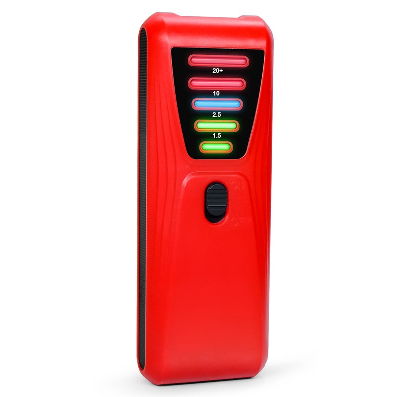مكشعر إشعاع كهرومغناطيسي عملي / مقياس EMF محمول / مقياس EMF محمول / مقياس جاوس بخمسة مصابيض LED / مقياس اختبار المجال المغناطيسي للمنزل ومكنسة التهوية ومجفف الشعر - Image 1