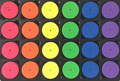 HORTIPOTS Cloning Collars 2 Inch, 2 Neoprene Inserts for Net Pots and Cloning Machines, Color-Mixed (192 Pack) - Image 3