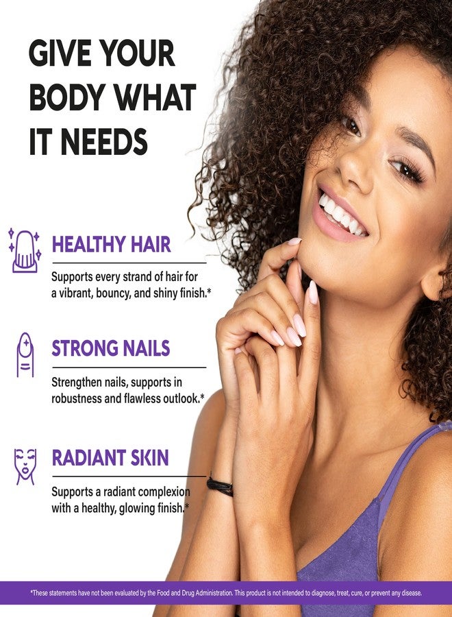 NUTRAHARMONY Liquid Biotin & Collagen 60,000 mcg - Vitamins for Hair Growth Support - Extra Strength Drops for Women & Men - Liquid Collagen Supplement - Strong Nails & Healthy Skin - Made in USA - 2 Fl Oz - Image 2