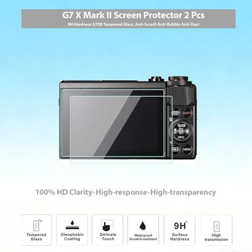 Frevyve Case for Canon G7X Mark II G7X Camera, Soft Silicone Protective Case, Slim Fit Sleeve with Removable Lens Cover and Screen Protector Accessories, Lightweight, Anti-Scratch (Jelly Pink) - Image 5
