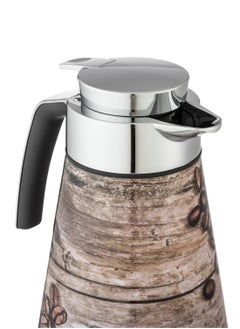 emsa Amza German Thermos 1 liter capacity coffee beans image silver  - Image 3