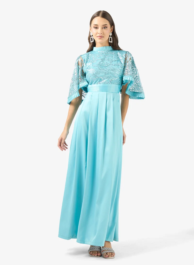 Sequin Detail Maxi Dress