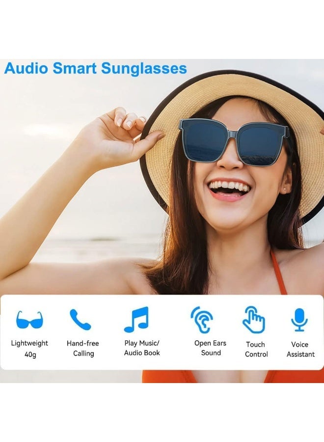 Modio MG01 Smart Glasses – Bluetooth Music Sunglasses with Built-in Speakers & Mic for Calls – Lightweight, Stylish, UV Protection - Image 3