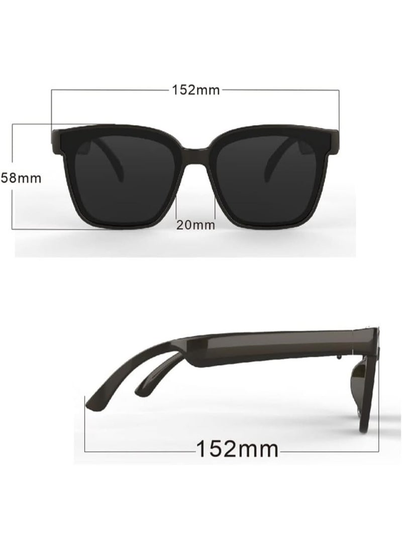 Modio MG01 Smart Glasses – Bluetooth Music Sunglasses with Built-in Speakers & Mic for Calls – Lightweight, Stylish, UV Protection - Image 4