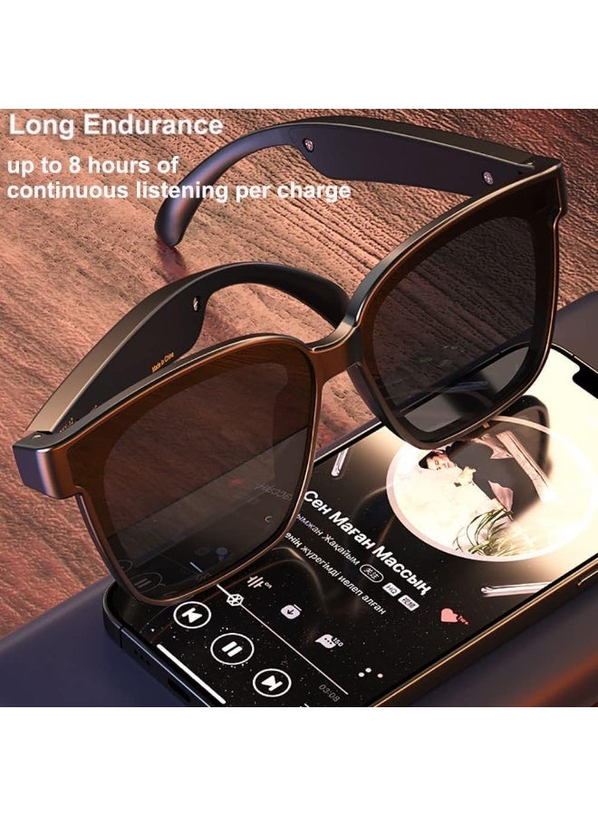 Modio MG01 Smart Glasses – Bluetooth Music Sunglasses with Built-in Speakers & Mic for Calls – Lightweight, Stylish, UV Protection - Image 2