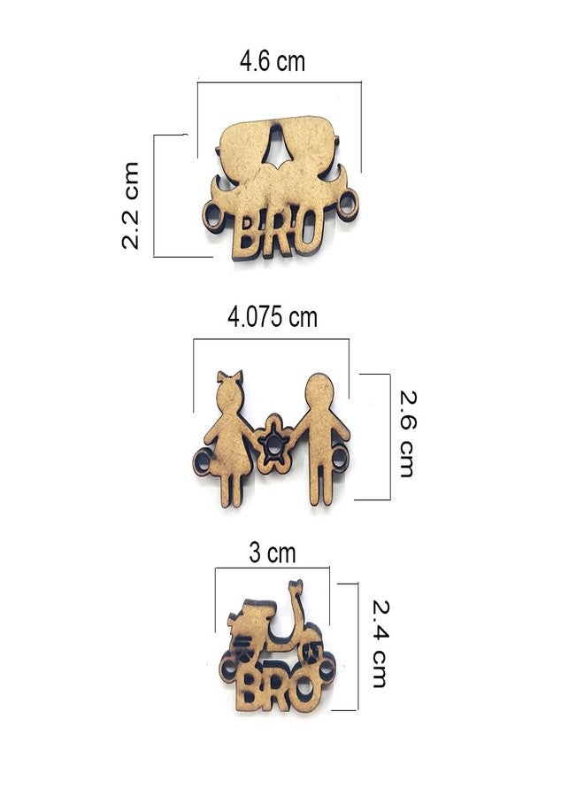 Penkraft Raksha Bandhan MDF Rakhi Making DIY kit Combo -2 Free Video Tutorial - Image 4