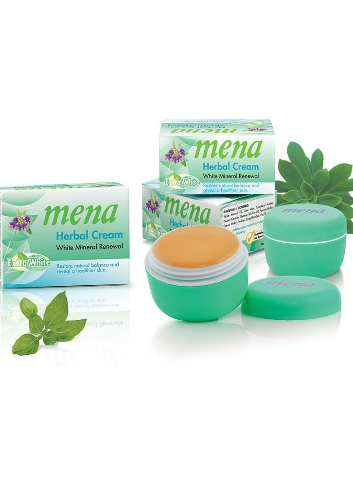 Mena Herbal Cream White Mineral Renewal 2 Pcs - Image 3