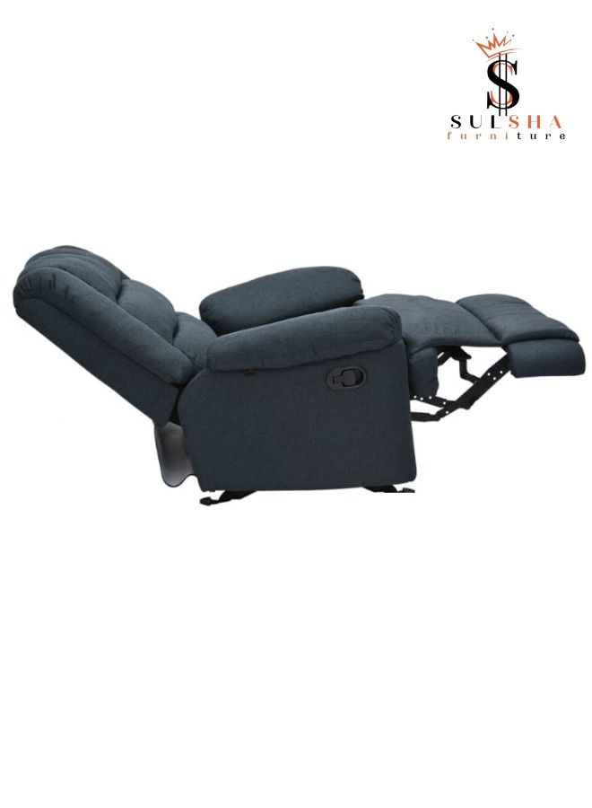 SULSHA Single Recliners  Sofa Modern Rocker with Ergonomic Lounge Single Sofa Seat with Living Room Modern Style Ideal Design Dawson Relaxing Recliner Single Living Room Sofa For The Perfect Stylish Home - Image 2