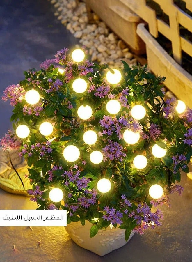 Lawn lighting 4 Pack 24 LED Solar Powered Firefly Lights for Path Landscape Outdoor Decorative  - Image 3
