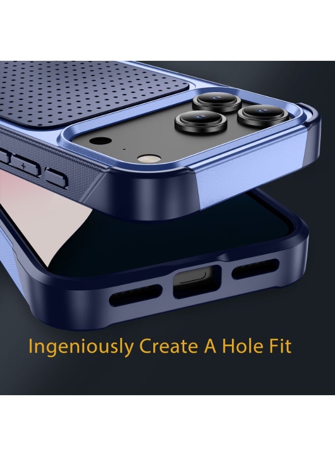 ZXING iPhone 17 Pro Max Case 2026 Military Grade Magnetic Protection Slim Builtin Stand Shockproof Cover Compatible with MagSafe - Image 3