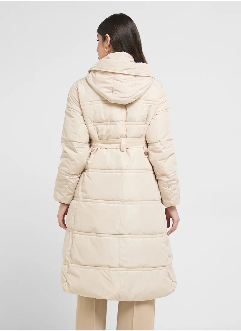 Ginger Longline Padded Vest Jacket