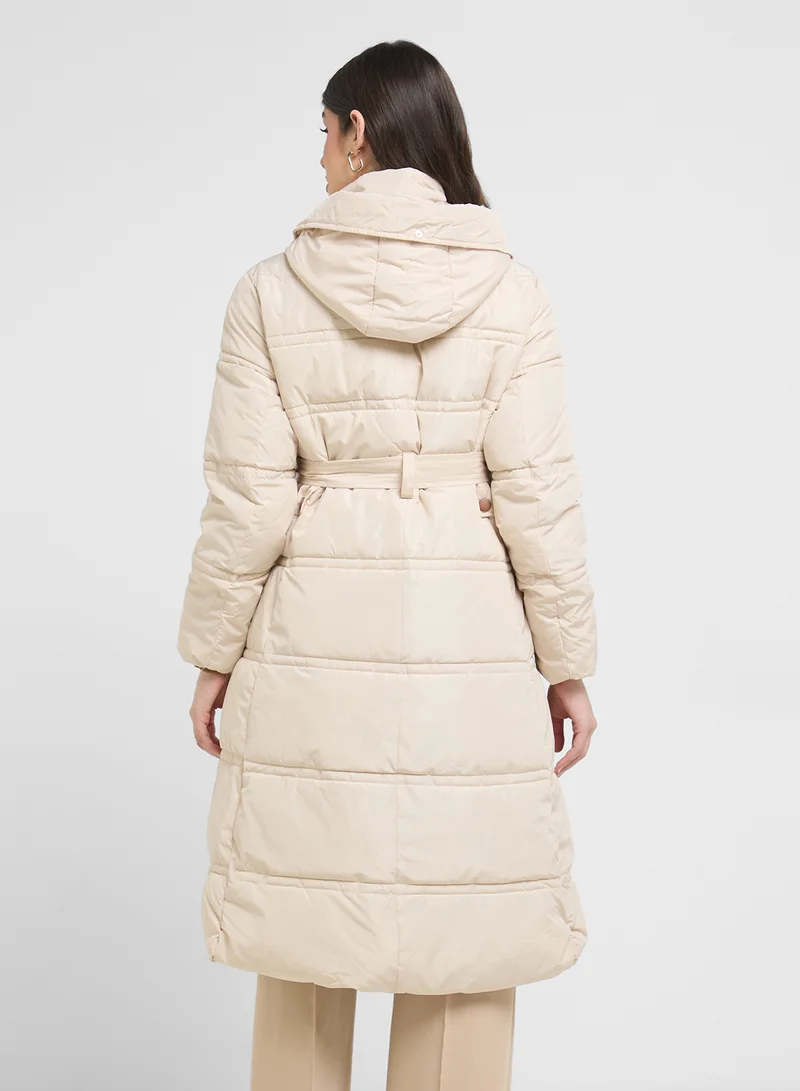 Ginger Longline Padded Vest Jacket