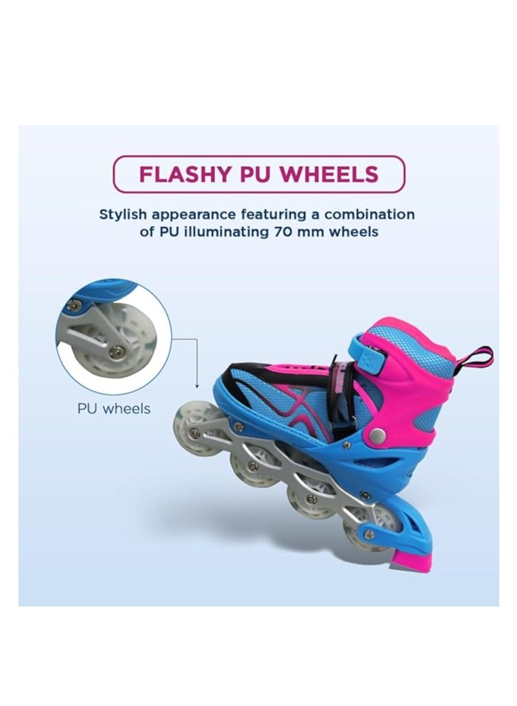 ENDLESS  Inline Adjustable Skates | Aluminium Chassis and 70 mm PU Wheels | All Wheels Flash, ABEC 7 Bearings  - Image 5