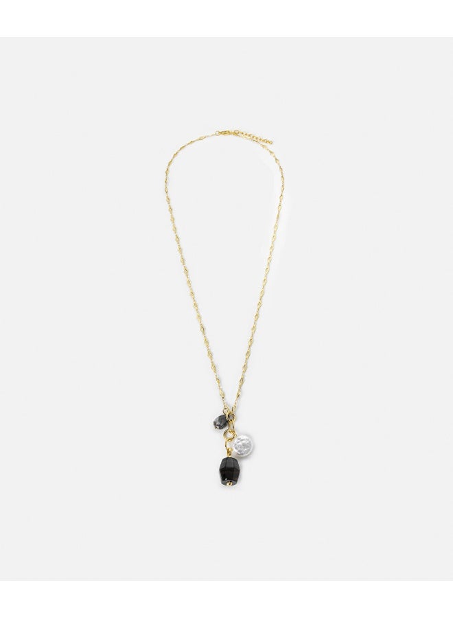 Ipekyol Faux Pearl And Stone Pendant Necklace  - Image 1