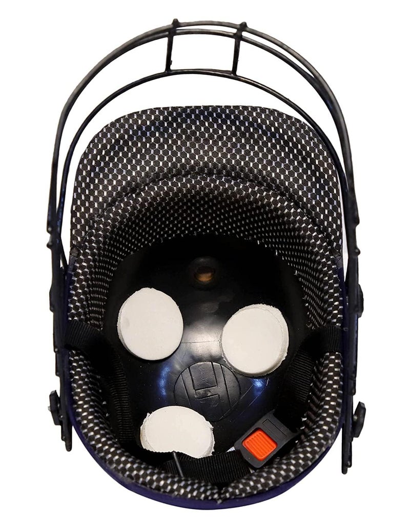 Grès Cricket Helmet for Men, Boys, Girls,Unisex (Adjustable Steel Grill | Color: Navy Blue | Light Weight (Youth) - Image 2