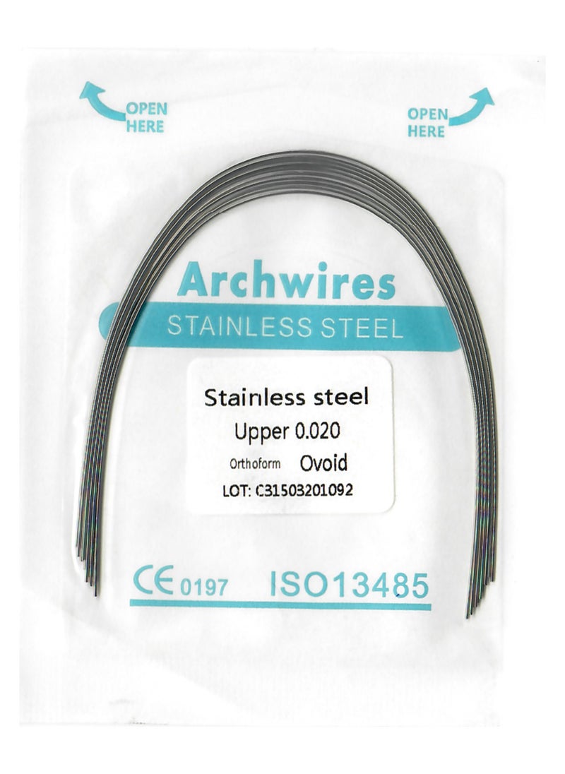 keemz SS Arch Wire Ovoid 0.020 UPPER  - Image 1
