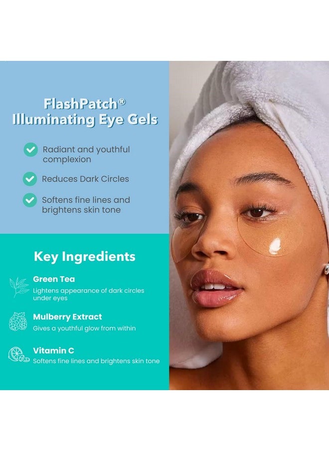 Patchology O' Glowy Night: Party Prep Set - Brightening Face, Eye & Lip Masks For Instant Glow, Vitamin C Sheet Mask, Under Eye Patches Plus Rose Lip Mask With Resveratrol - Stocking Stuffer Gift  - Image 1