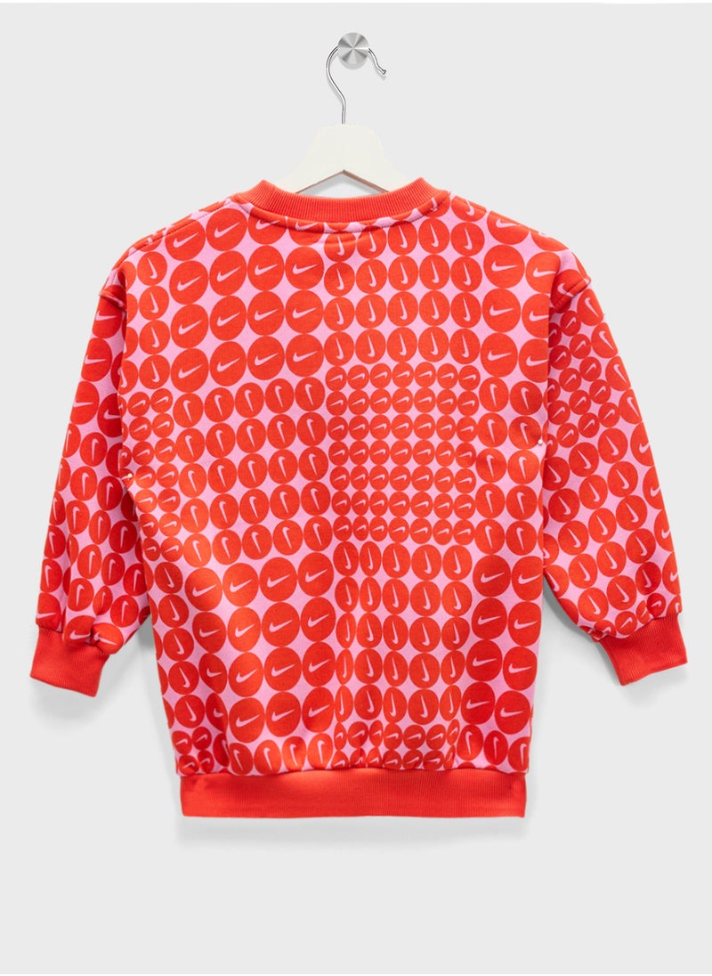 Nike Kids Club Fleece Oversized Sweatshirt  - Image 2