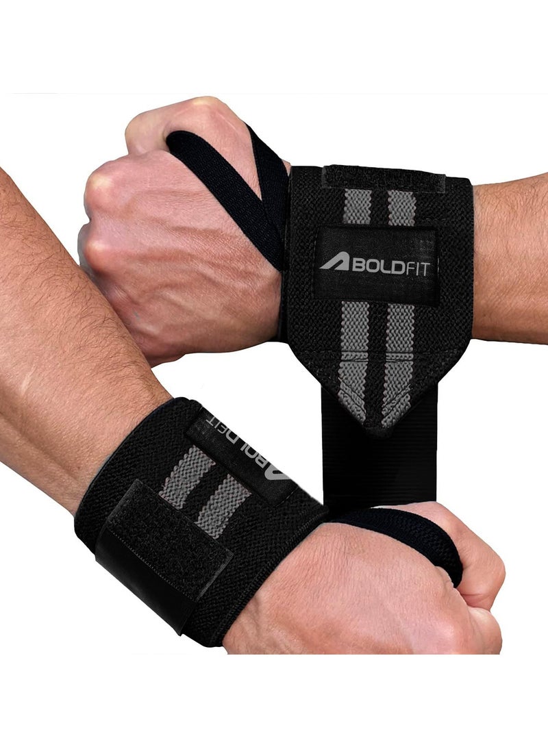 BOLDFIT Adjustable Wrist Band Support for Men and Women Durable Cotton Elastic Gym Wrap - Image 1