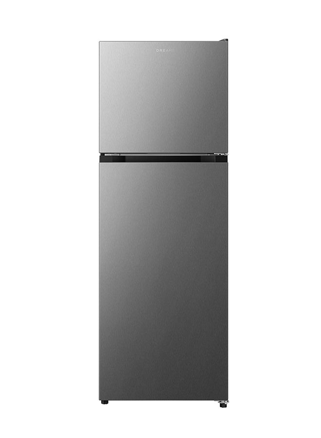 Dreame 440L Gross & 348L Net Capacity Double Door Top- Mount Refrigerator-Freezer, No-Frost, Multi-Air Flow, Right open, Recessed Handle DRT440ASC Titanium Steel Silver - Image 3