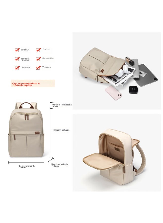 Golf Large Capacity 15-inch Laptop Backpack For Women, College Student Bookbag, Business Commuter Backpack, Travel Bag - Image 4