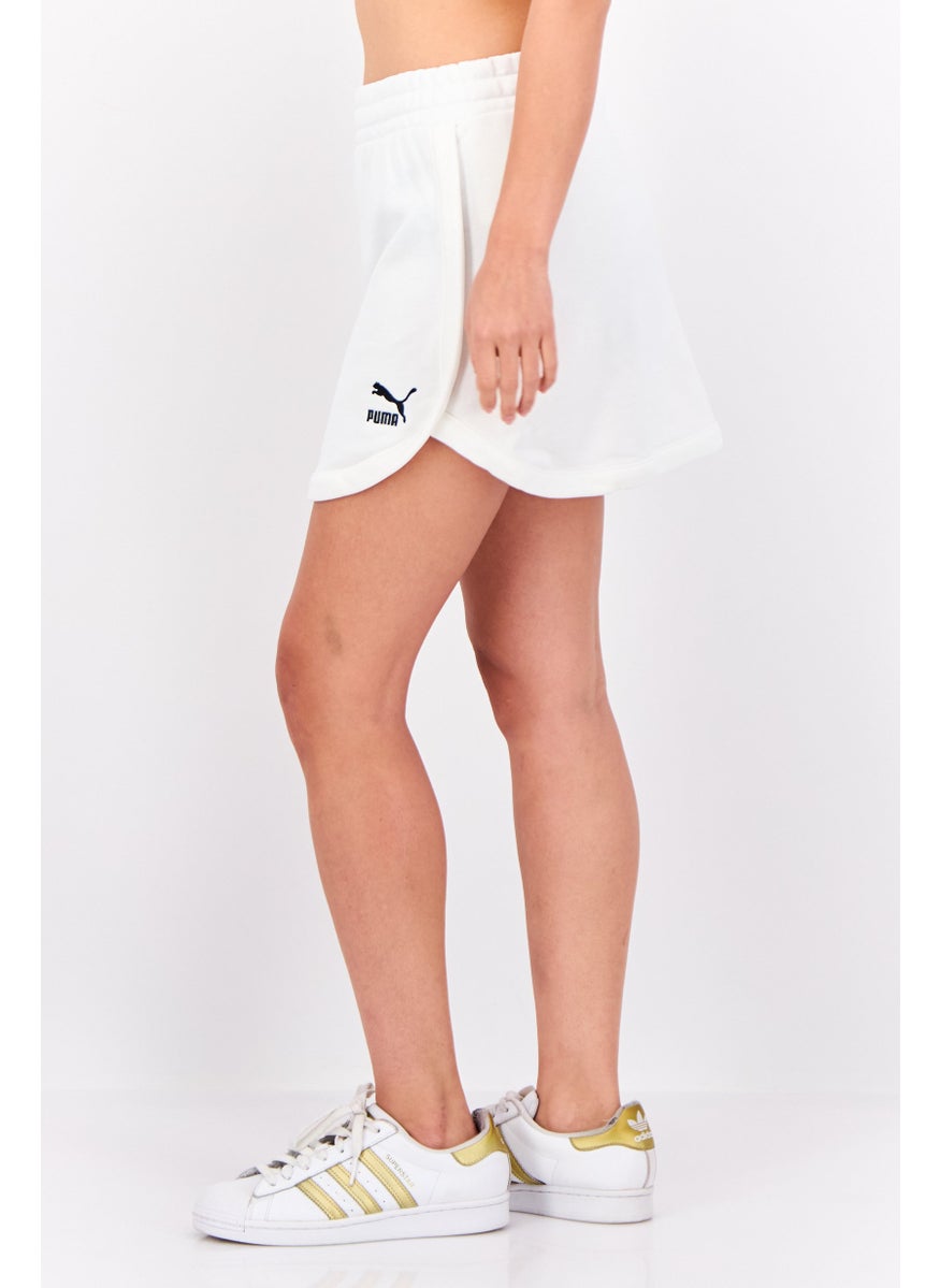 PUMA Women Sportswear Fit Embroidered Logo Outdoor Skirt, White  - Image 3