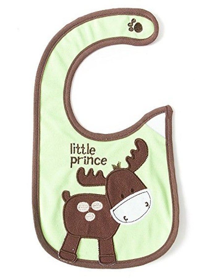 BABIES BLOOM Newborn Baby Cotton Waterproof Baby Feeding/Saliva Bib (Little Prince)