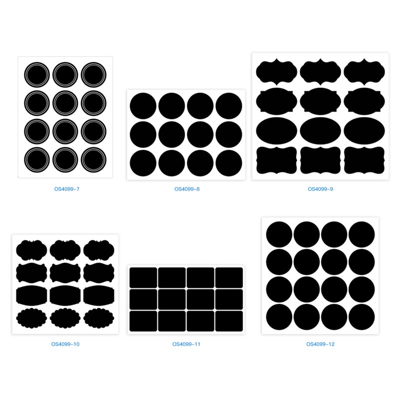 Chalkboard Label Waterproof Reusable Sticker Blackboard Stickers 10pcs/sheet for Container Jar Party Decoration Home & Kitchen Organization - Image 4