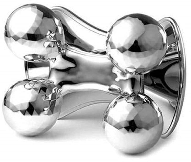 Veentus 4D Manual Roller Massager 360 Rotate Roller Face Body Massager For Skin Lifting, Wrinkle Remover and Facial Massage, Relaxation and Skin Tightening Tool (Silver Color) - Image 2