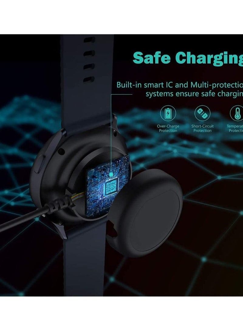 ELTRAZONE Charger Compatible with Samsung Galaxy Watch 4/4 Classic Watch3 Active 1 2 SM-R500 SM-R830 SM-R820 SM-R840 SM-R850 - USB Charging Cable 3.3ft 100cm - Image 5
