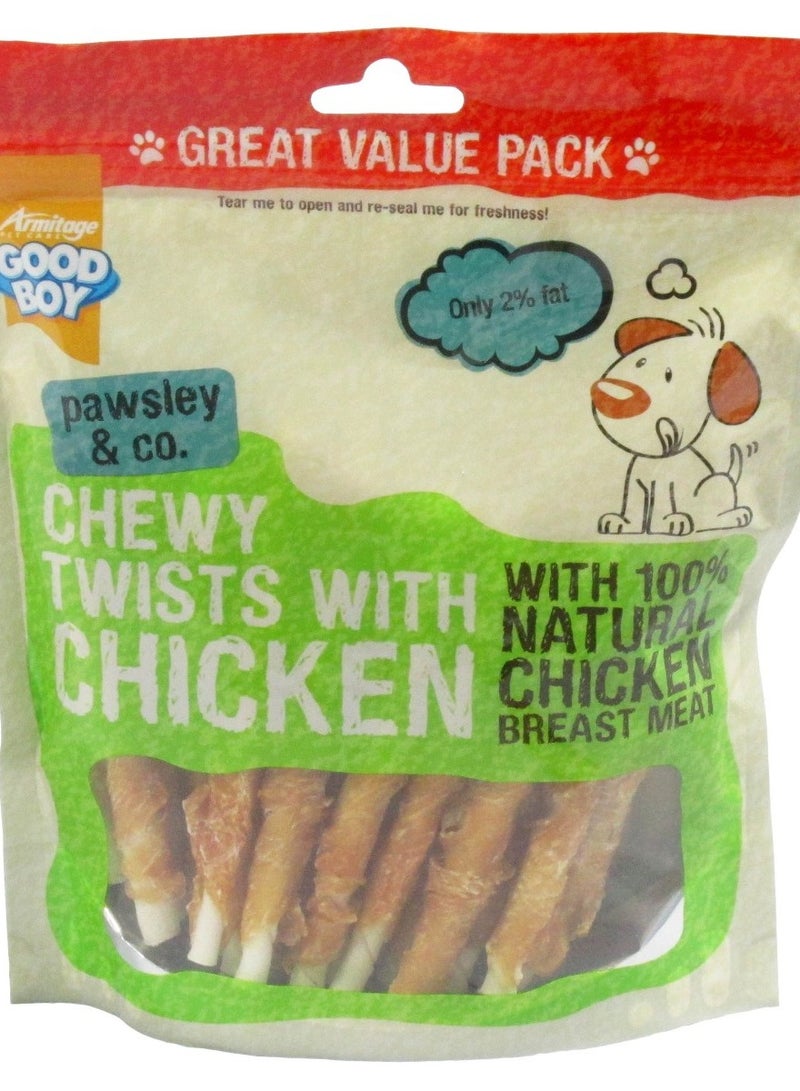 Good boy Chewy Chicken Twists - 320g Value Pack - Image 1