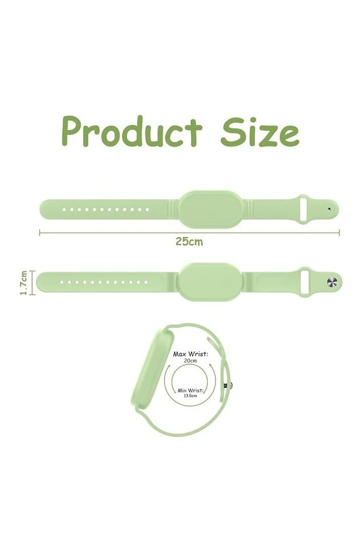 With Silicone Bracelet for Samsung Galaxy Smart Tag 2 - Silicon Protective Case - Adjustable Anti-Lost Watch Band for Toddler Child Protective Case for Backpack, Kids, Elders, Luggage, Pets - Chanti Green - Image 2