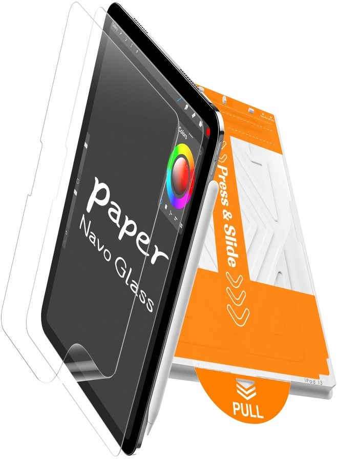PandaShield 2 Pack Paperfeel Screen Protector for iPad Pro 13 inch M4 7th Generation(2024 Released)，Crafted for Natural Writing, Anti Glare with Easy Installation Kit,Apple Pencil Compatible,Bubble - Image 1