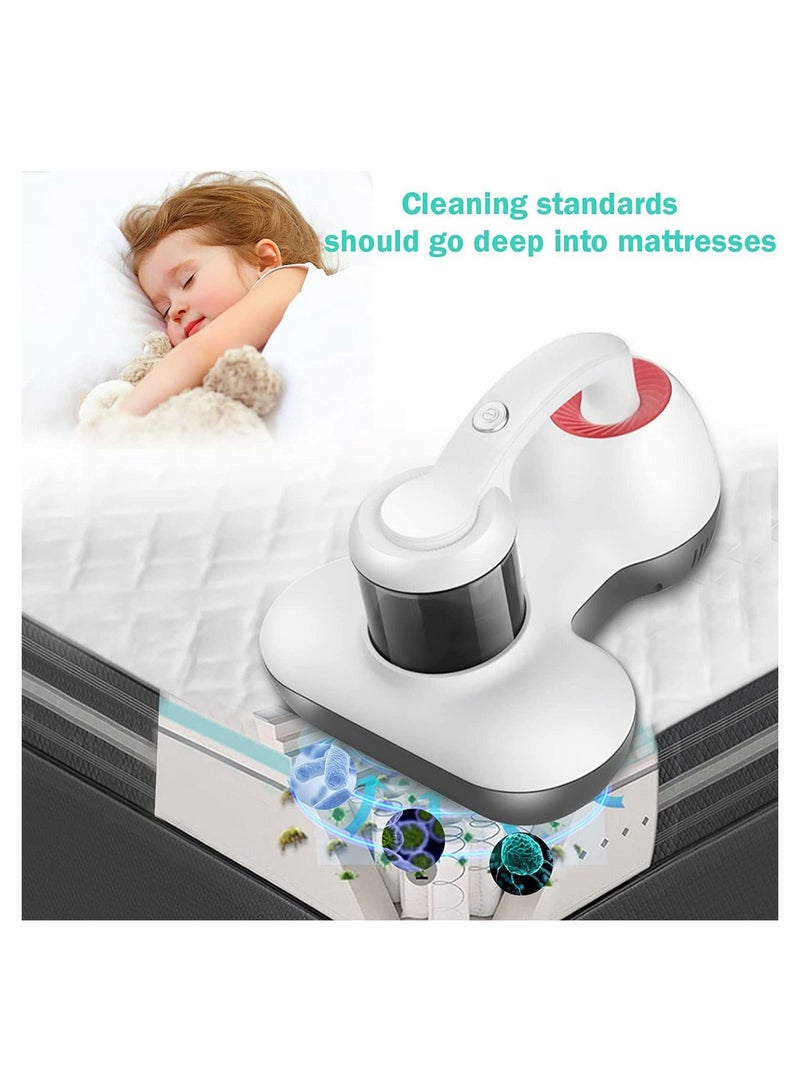 Excefore مكنسة كهربائية للسرير، مكنسة كهربائية للمرتبة بالأشعة فوق البنفسجية، منظف مرتبة عميق محمول باليد مناسب للفراش والأريكة والأسطح القماشية الأخرى - Image 2