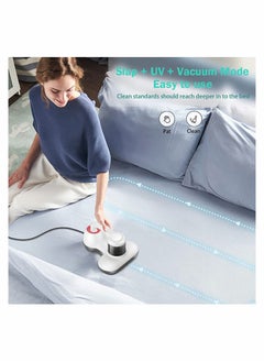 Excefore Bed Vacuum Cleaner UV Mattress Vacuum Cleaner, Handheld Deep Mattress Cleaner Suitable for Bedding, Sofa, Other Fabric Surfaces  - Image 3
