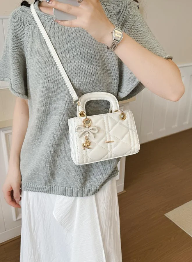 تايك تو Quilted Crossbody Bag with Charms