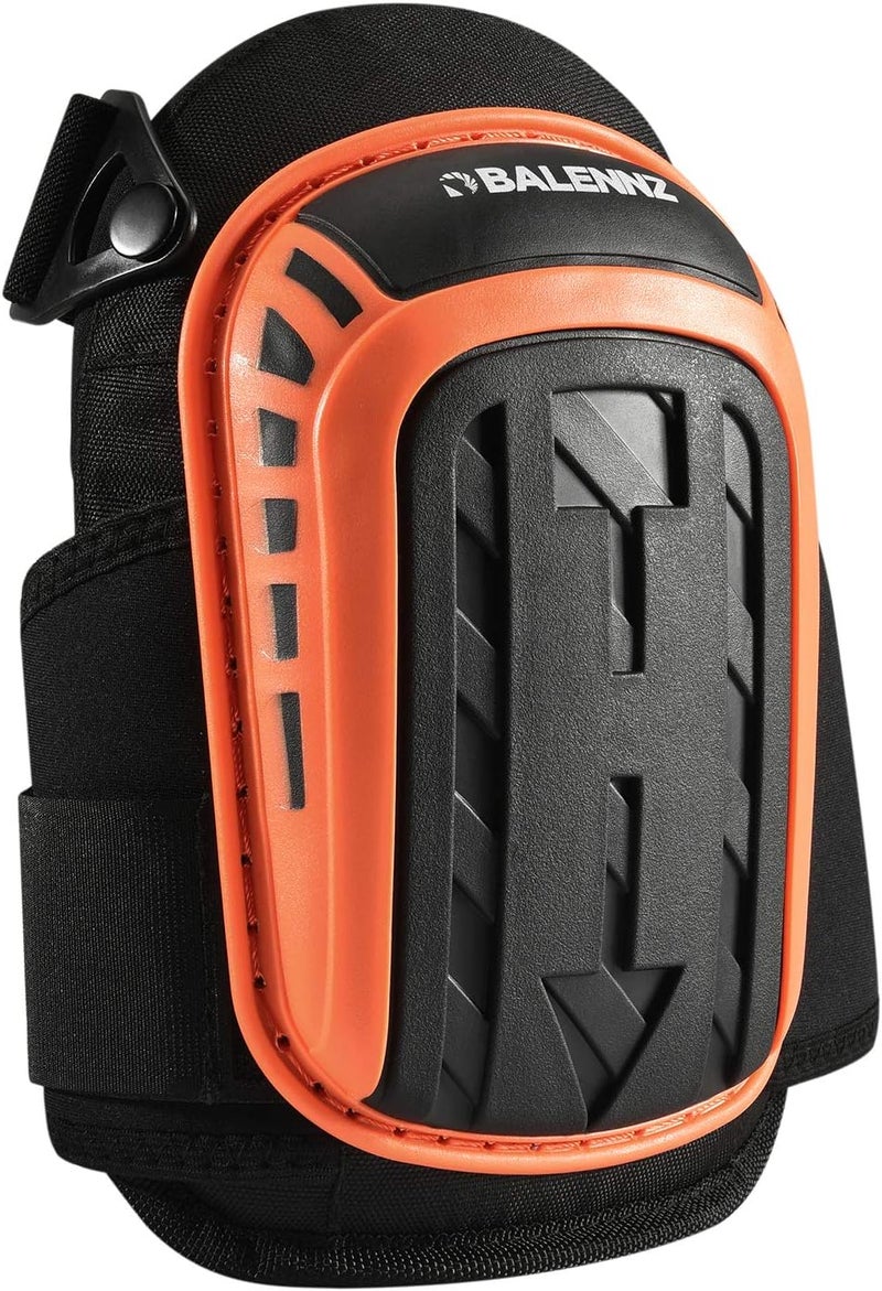 BALENNZ Professional Knee Pads for Work - Heavy Duty Foam Padding Gel Construction Knee Pads with Strong Double Straps – Comfortable Knee Protection for Indoor and Outdoor Use (Knee High Orange) - Image 5