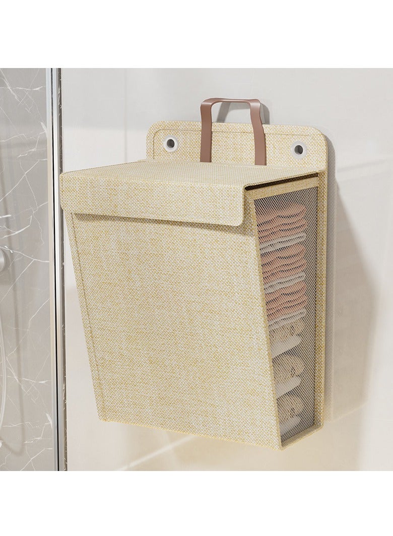 MIXDE 2 PCS  Laundry Basket with Lid, Foldable Laundry Baskets for Storage Clothes Toys, Laundry Bag Washing Bin Clothes Organizer Basket  - Image 3
