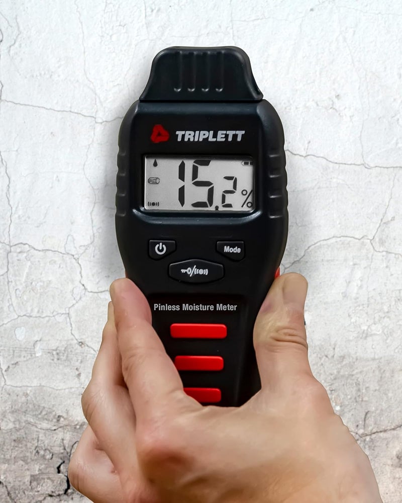 Triplett MS120 Pinless Moisture Meter for Wood and Building Materials with Audible Indicator - Image 1