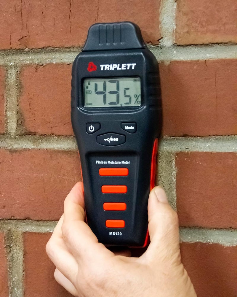 Triplett MS120 Pinless Moisture Meter for Wood and Building Materials with Audible Indicator - Image 2