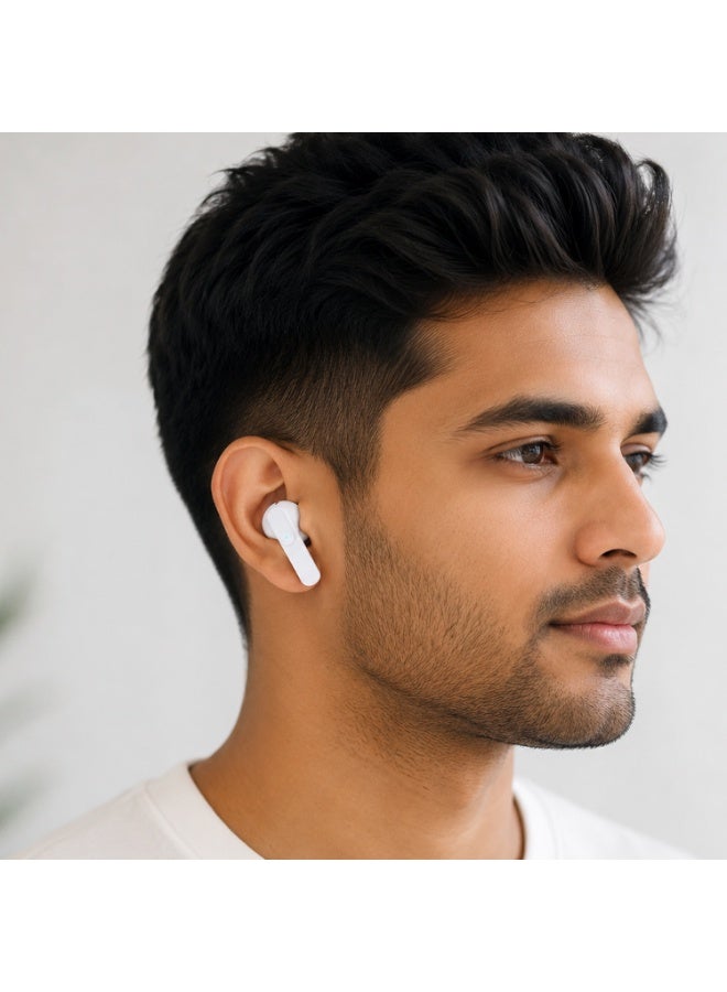 SEEKEN SNB-11 Nano Buds True Wireless Bluetooth 5.1 Earbuds with Type-C Fast Charging Built-in Microphone, HD Stereo Sound and Compact Charging Case White - Image 3