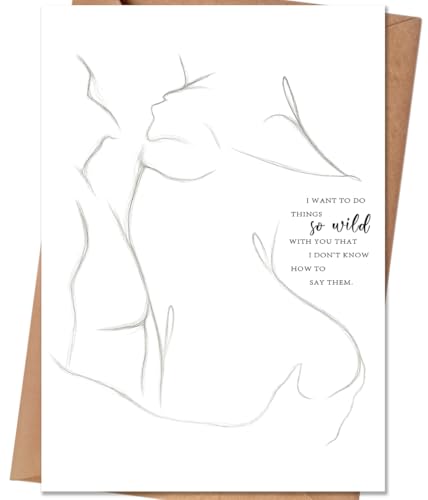 HEJOYN Anniversary Card, Funny Valentines Day Card, Valentines Day Gifts for Him Her, Naughty Valentine's Day Card for Husband Wife Boyfriend Girlfriend Couples - Image 1