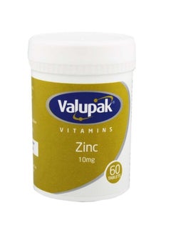 VALUPAK Zinc 10mg Tablet 60's  - Image 1