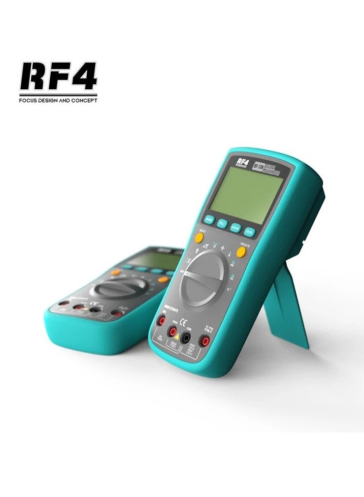 RF4 RF-17N Multifunctional Multimeter Digital Automatic Test Temperature Transistor Tester Esr Clamp Tools