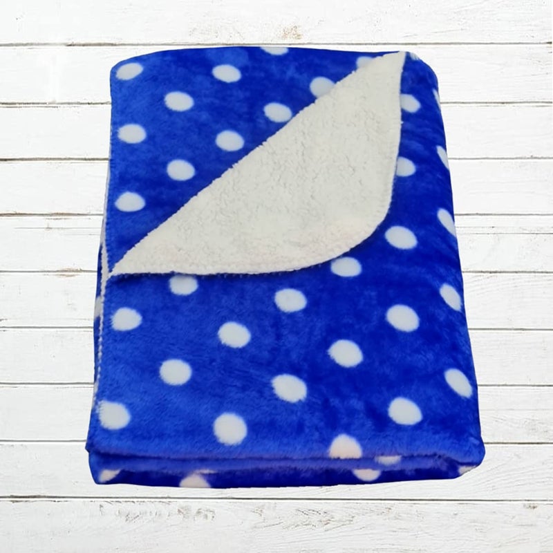 BRANDONN Baby Blankets New Born Combo Pack of Polka Printed Wrapper Towel Cum Baby Sleep Crib Wrapping Sheet (100 cm x 75cm, 0-12 Months) Pack of 2 - Image 3