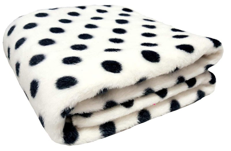 BRANDONN Baby Blankets New Born Combo Pack of Polka Printed Wrapper Towel Cum Baby Sleep Crib Wrapping Sheet (100 cm x 75cm, 0-12 Months) Pack of 2 - Image 4