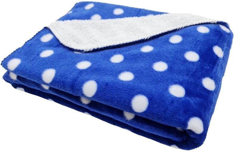BRANDONN Baby Blankets New Born Combo Pack of Polka Printed Wrapper Towel Cum Baby Sleep Crib Wrapping Sheet (100 cm x 75cm, 0-12 Months) Pack of 2 - Image 2