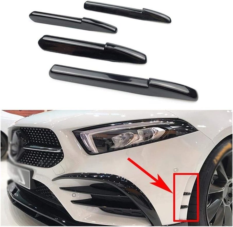 DEMULAX Front Bumper Fog Lamp Cover Trim for Mercedes-Benz A Class - Image 5