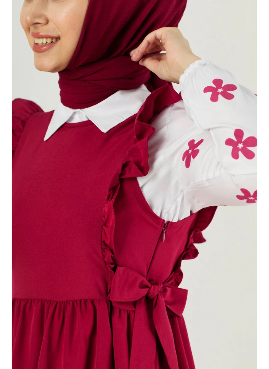 Tofisa 10510-BORDE RED Shirt+Dress